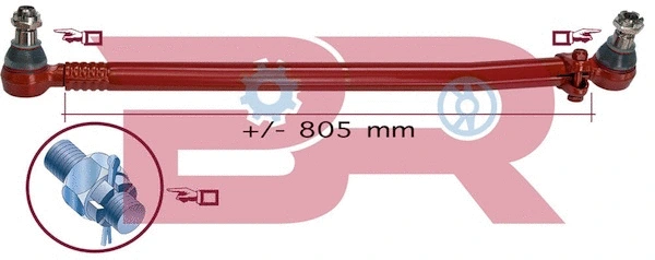 Centre Rod Assembly (BRST4874)