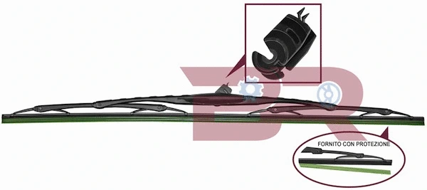 Wiper Blade (BRCA4625)