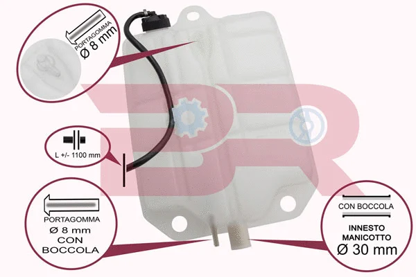 Expansion Tank, coolant (BRAC6670)