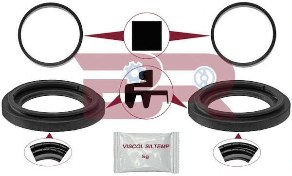Repair Kit, brake caliper (BRFR2075)