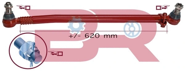 Centre Rod Assembly (BRST0528)