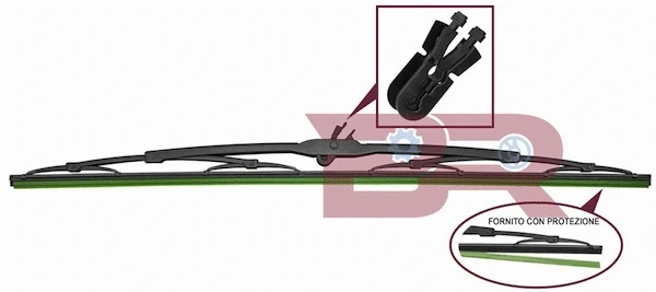 Wiper Blade (BRCA4628)