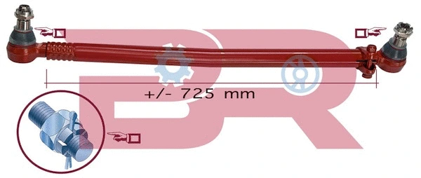 Centre Rod Assembly (BRST2544)