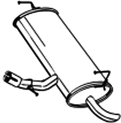 Rear Muffler (TDE-50-025)