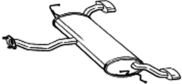 Rear Muffler (TDE-80-019)