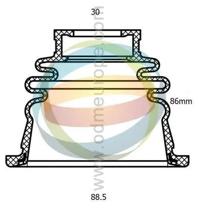 Bellow Kit, drive shaft (EST-21-990008)