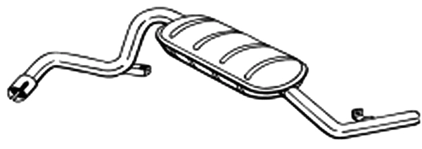 Rear Muffler (TDE-43-003)