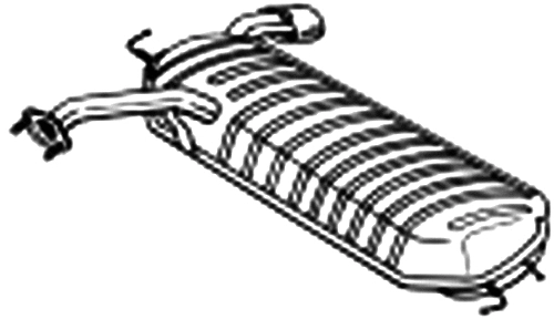 Rear Muffler (TDE-80-015)
