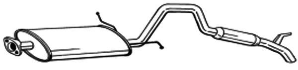 Rear Muffler (TDE-60-014)