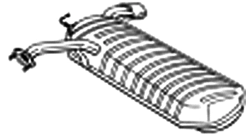 Rear Muffler (TDE-80-013)