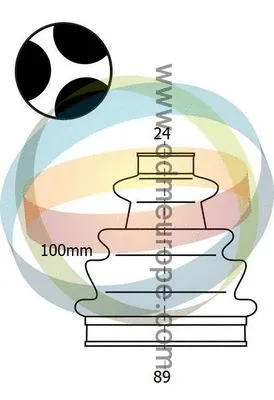 Bellow Kit, drive shaft (EST-21-990140)