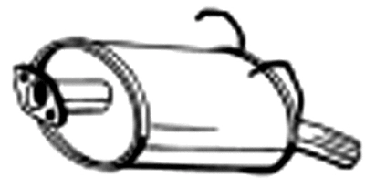 Rear Muffler (TDE-20-002)