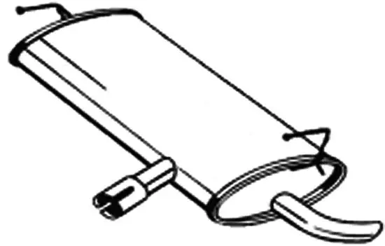 Rear Muffler (TDE-50-029)