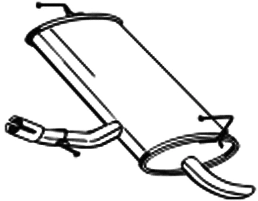 Rear Muffler (TDE-50-020)