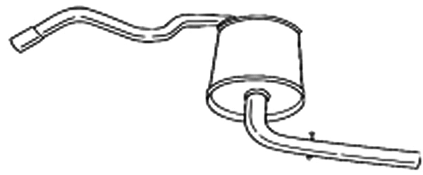 Rear Muffler (TDE-43-005)