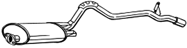 Rear Muffler (TDE-40-003)