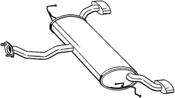 Rear Muffler (TDE-80-018)