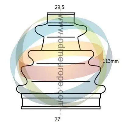 Bellow Kit, drive shaft (EST-21-990416)