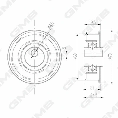 Tensioner Pulley, timing belt