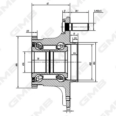 Wheel Hub (GH22800T)