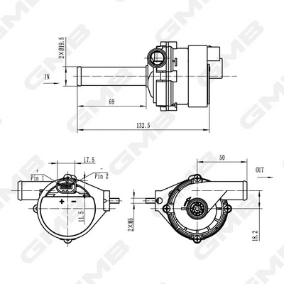 Auxiliary Water Pump (cooling water circuit)