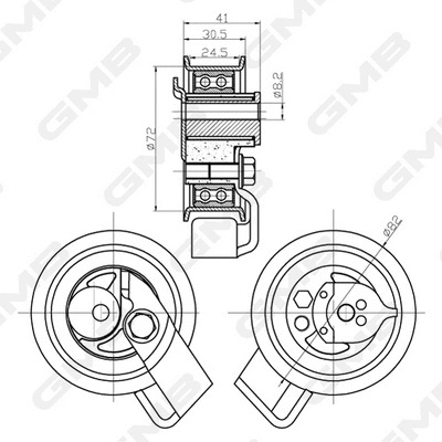 Tensioner Pulley, timing belt