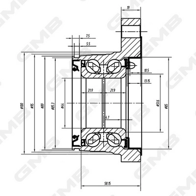 Wheel Hub (GH22830M)
