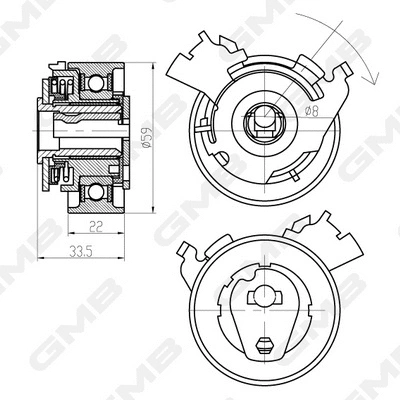 Tensioner Pulley, timing belt