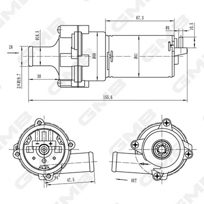 Auxiliary Water Pump (cooling water circuit)