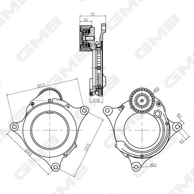Belt Tensioner, V-ribbed belt