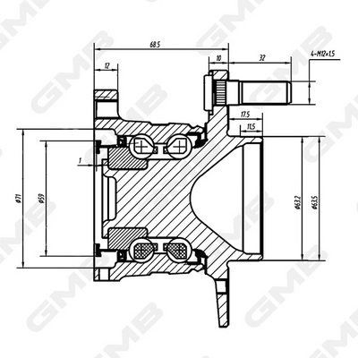 Wheel Hub (GH35010M)