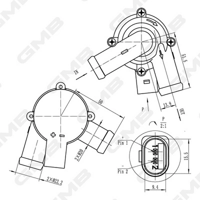 Auxiliary Water Pump (cooling water circuit)