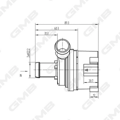 Auxiliary Water Pump (cooling water circuit)