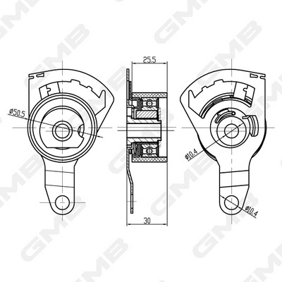 Tensioner Pulley, timing belt (GTB1300)