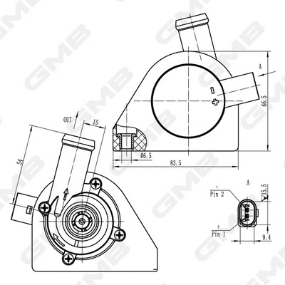 Auxiliary Water Pump (cooling water circuit)