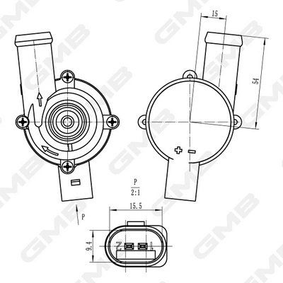 Auxiliary Water Pump (cooling water circuit)
