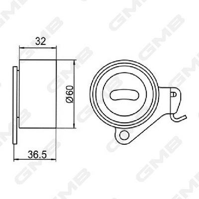 Tensioner Pulley, timing belt