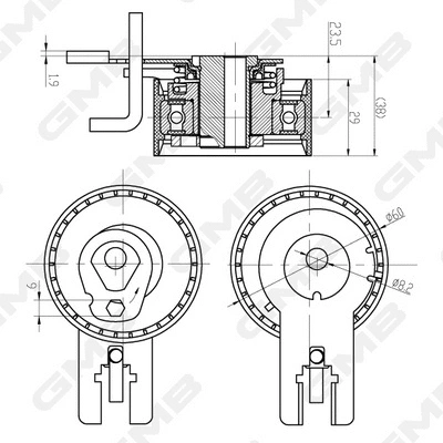 Tensioner Pulley, timing belt