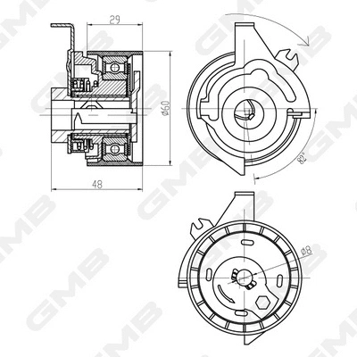 Tensioner Pulley, timing belt
