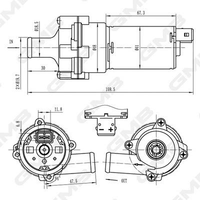 Auxiliary Water Pump (cooling water circuit)