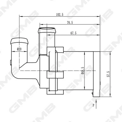 Auxiliary Water Pump (cooling water circuit)