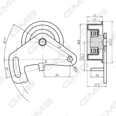 Tensioner Pulley, timing belt