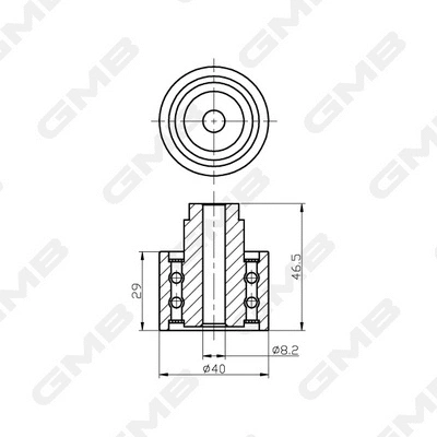 Deflection/Guide Pulley, timing belt