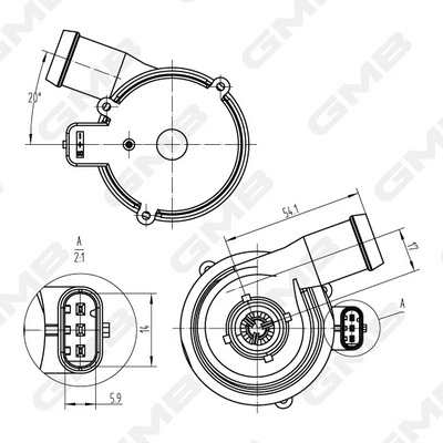 Auxiliary Water Pump (cooling water circuit)