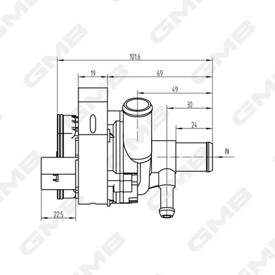 Auxiliary Water Pump (cooling water circuit)