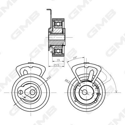 Tensioner Pulley, timing belt