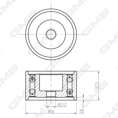 Deflection/Guide Pulley, timing belt