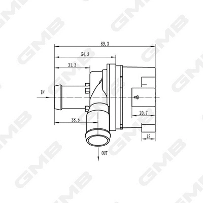 Auxiliary Water Pump (cooling water circuit)