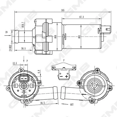 Auxiliary Water Pump (cooling water circuit)