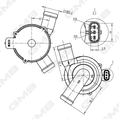 Auxiliary Water Pump (cooling water circuit)